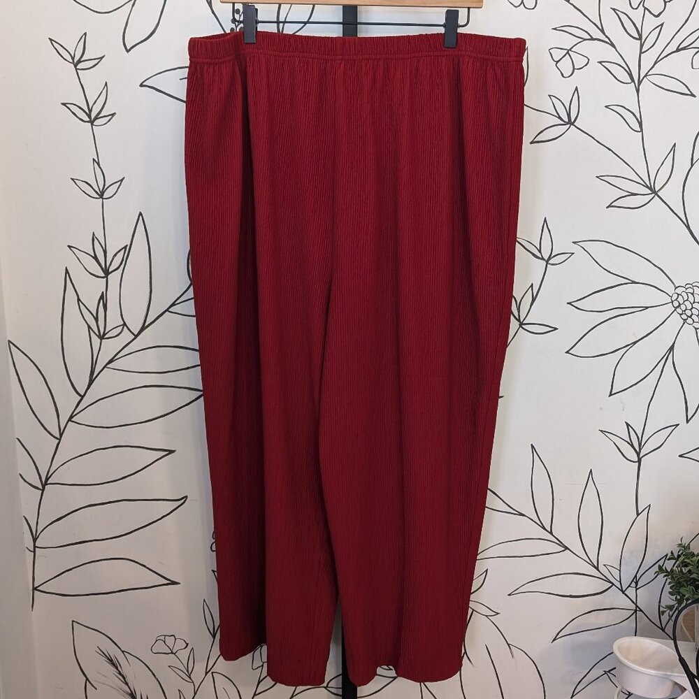 Vintage Southern Lady Elastic Wide Leg Cropped Pants - 24W